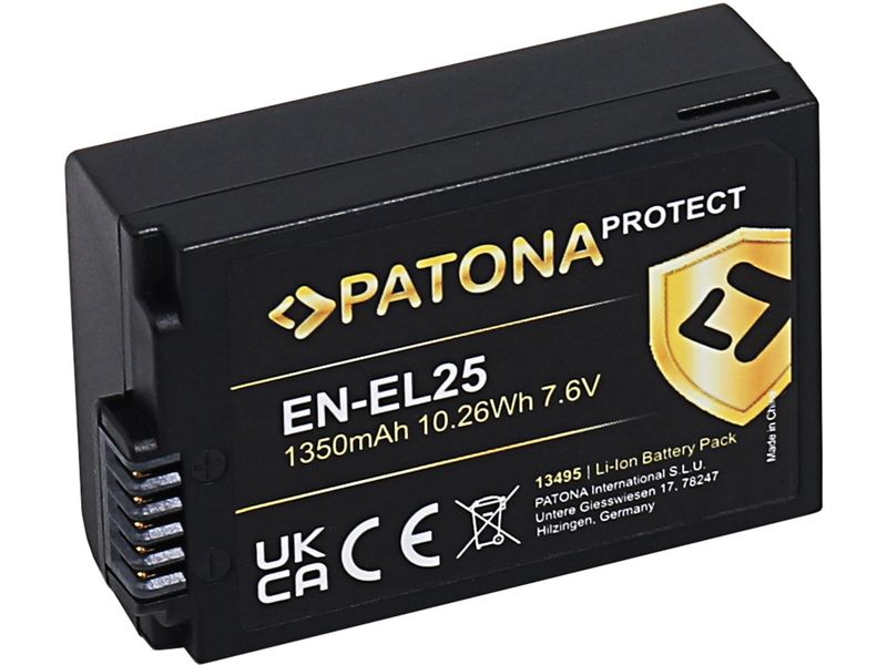 Patona PROTECT Akku für Nikon Z30 Z50 PROTECT Batteriesatz für Nikon