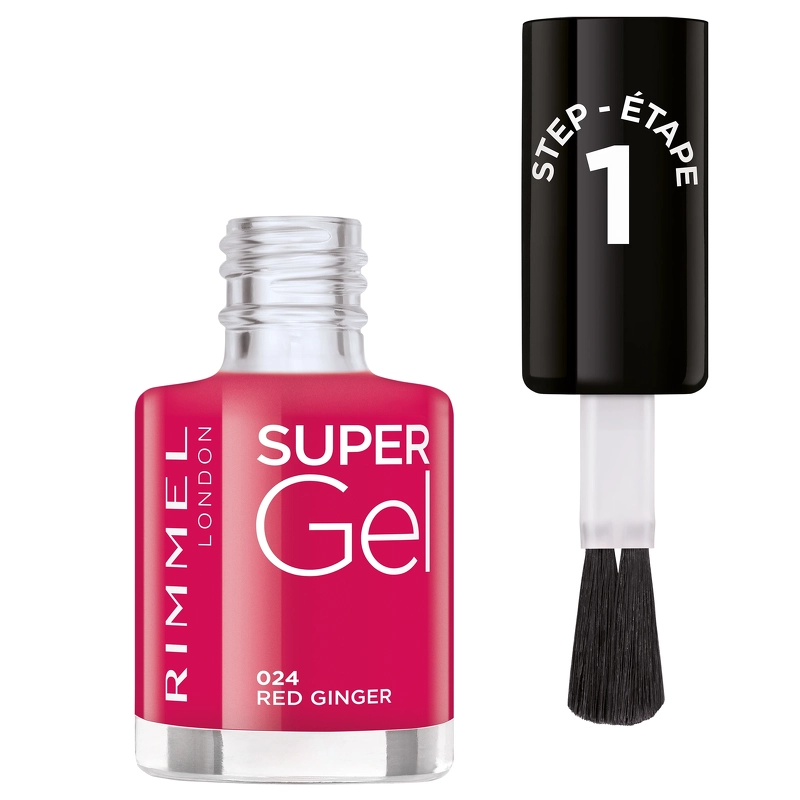 RIMMEL Super Gel Nail Polish 12 ml - 024 Red Ginger