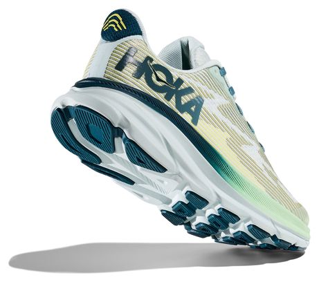 Chaussures Running Hoka Clifton 9 Youth Bleu/Vert Enfant