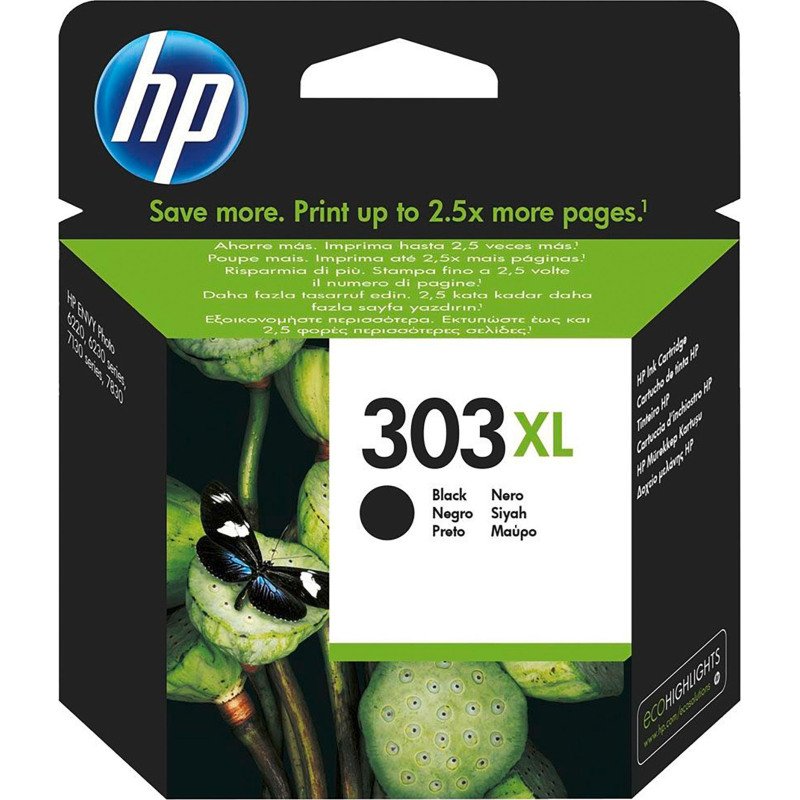 HP 303XL cartouche haute capacité noire pour imprimante jet d'encre