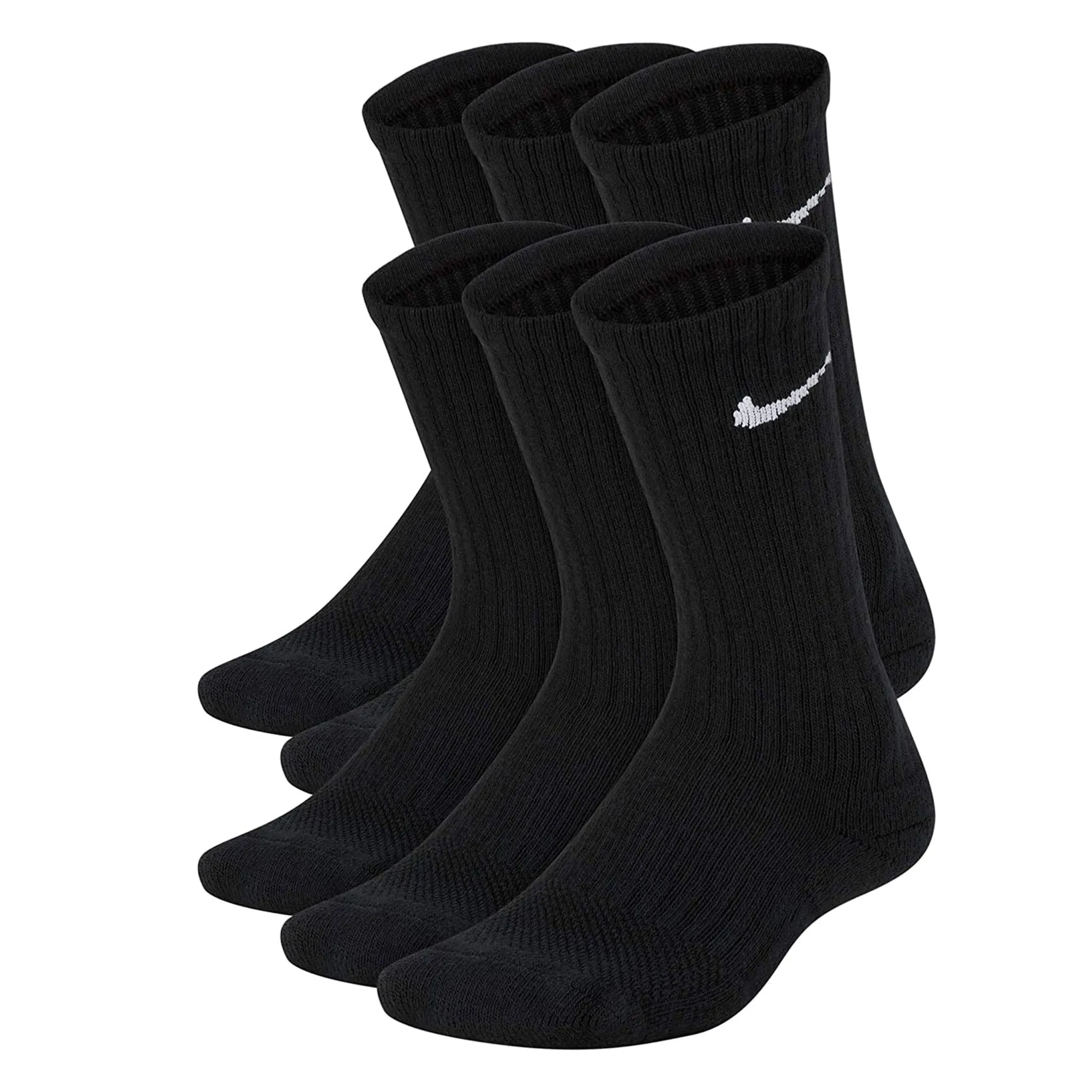 Nike Bas Paquet de 6 Nike Crew Pointures 7E-10E