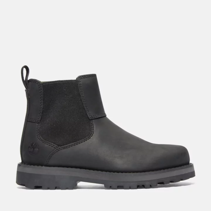 Chelsea boots Courma Kid pour enfant en noir