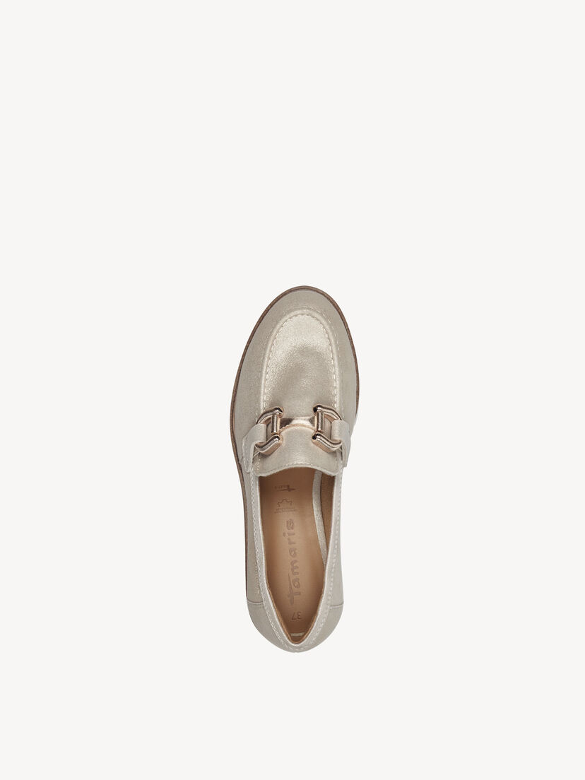 Leren Instappers - beige