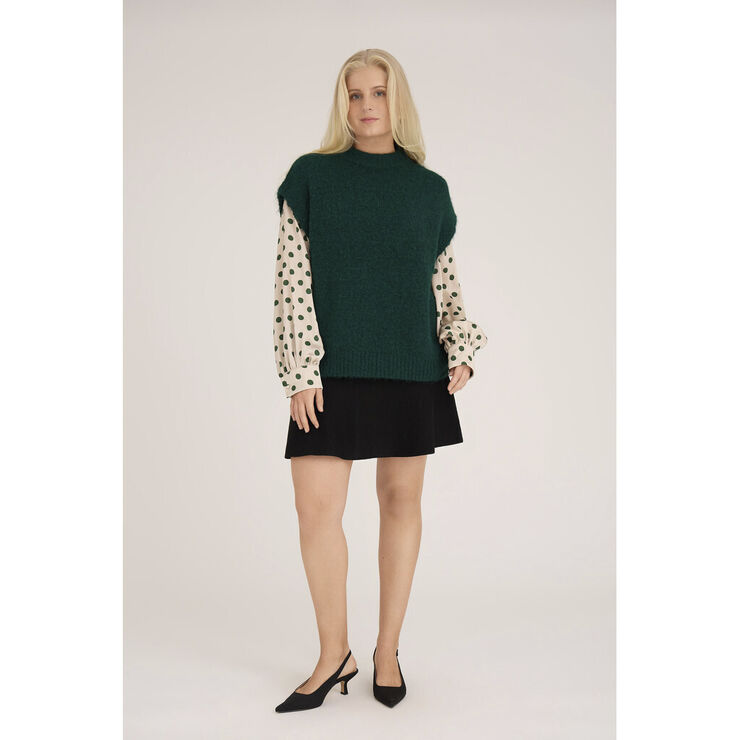 A-VIEW Patrisia knit vest Dark green