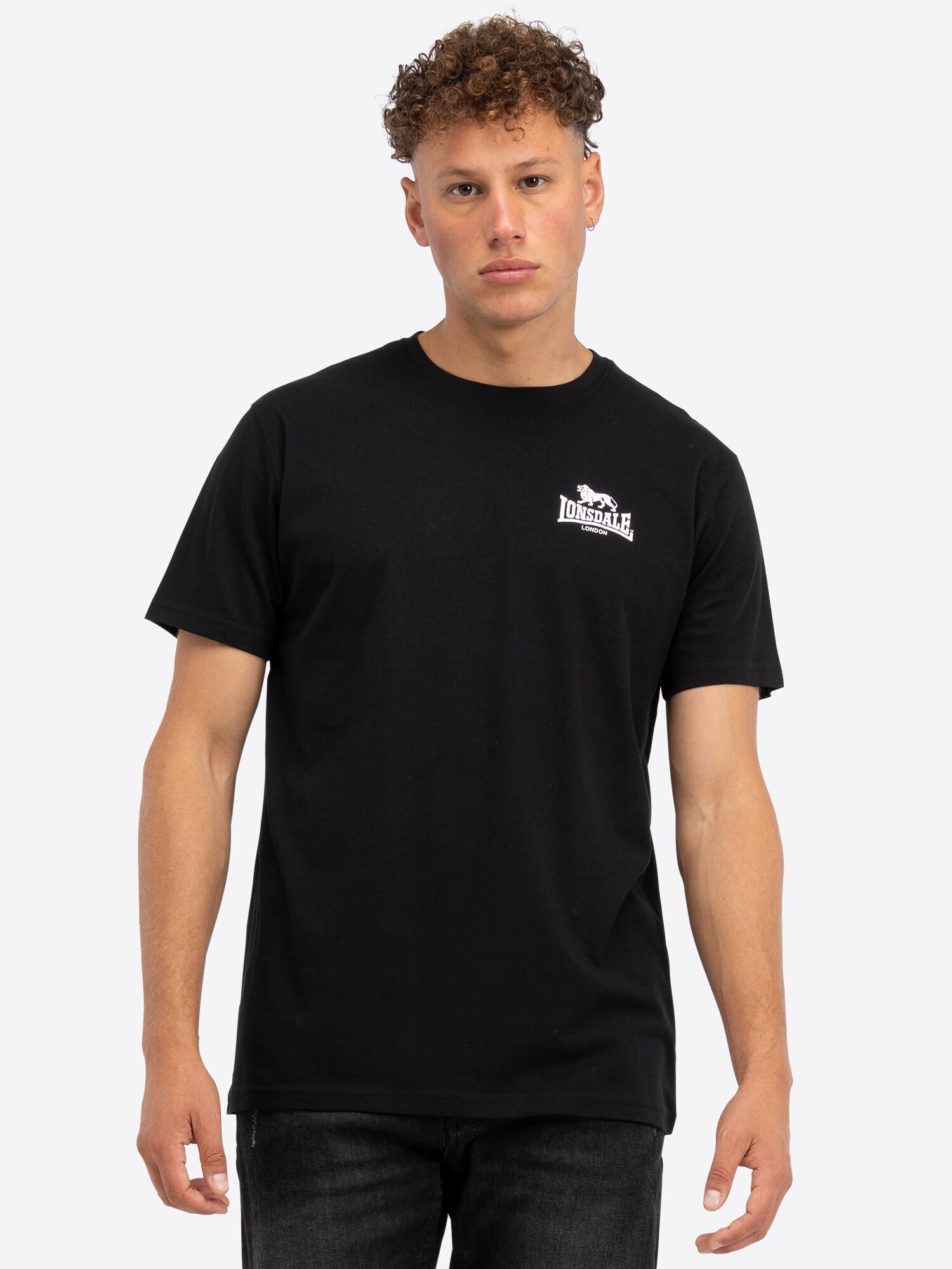 Lonsdale Herren T-Shirt normale Passform Doppelpack PIDDINGHOE