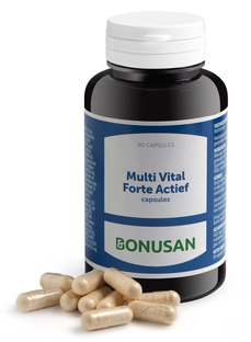 Bonusan Multi Vital Forte Actief   Vitamine D3 25mcg/1000 IE - Combiset 2 Stuks