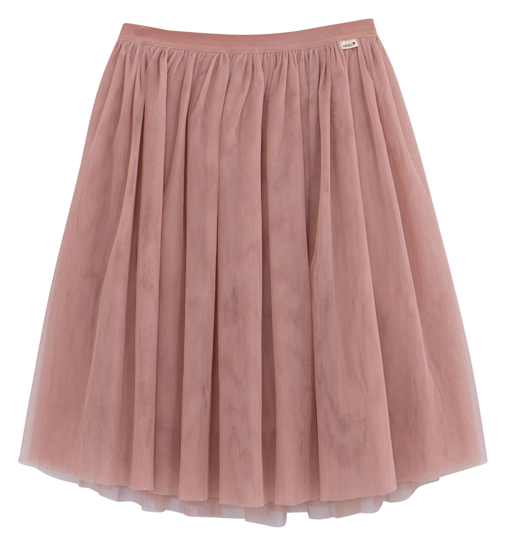 Jupe midi en tulle | Rose