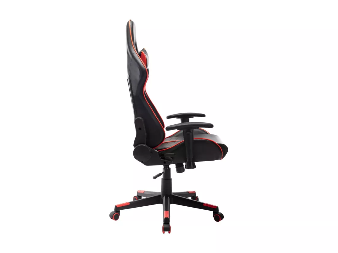 Chaise de jeu Noir et rouge Cuir artificiel