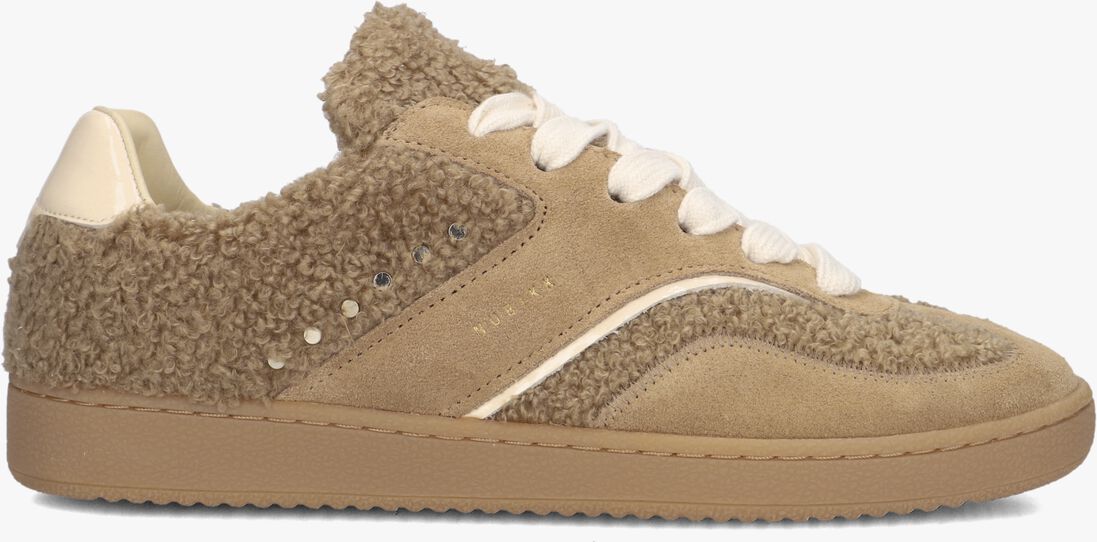 beige nubikk lage sneakers ray owen studs
