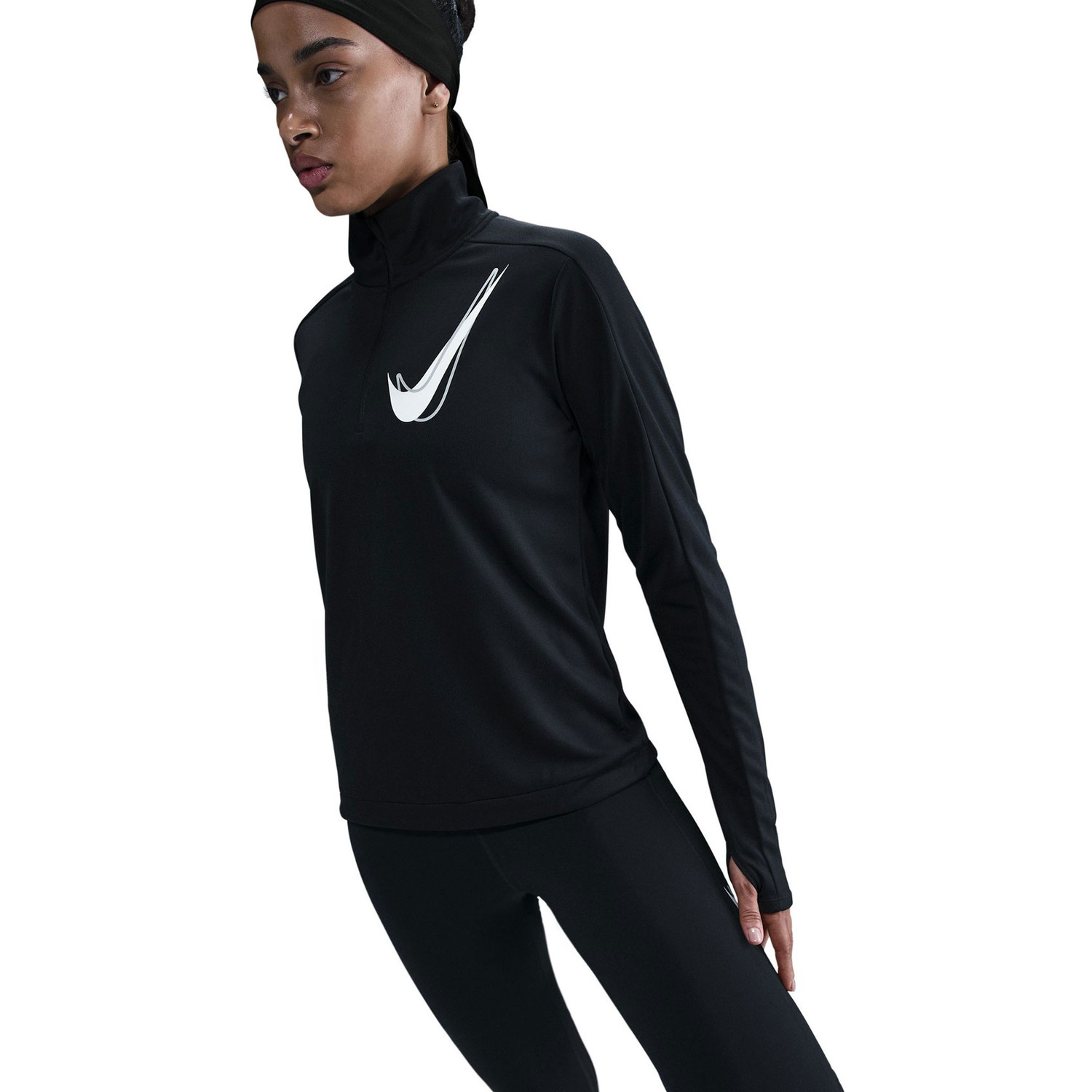 Nike Swoosh Longsleeve Half-Zip Dames