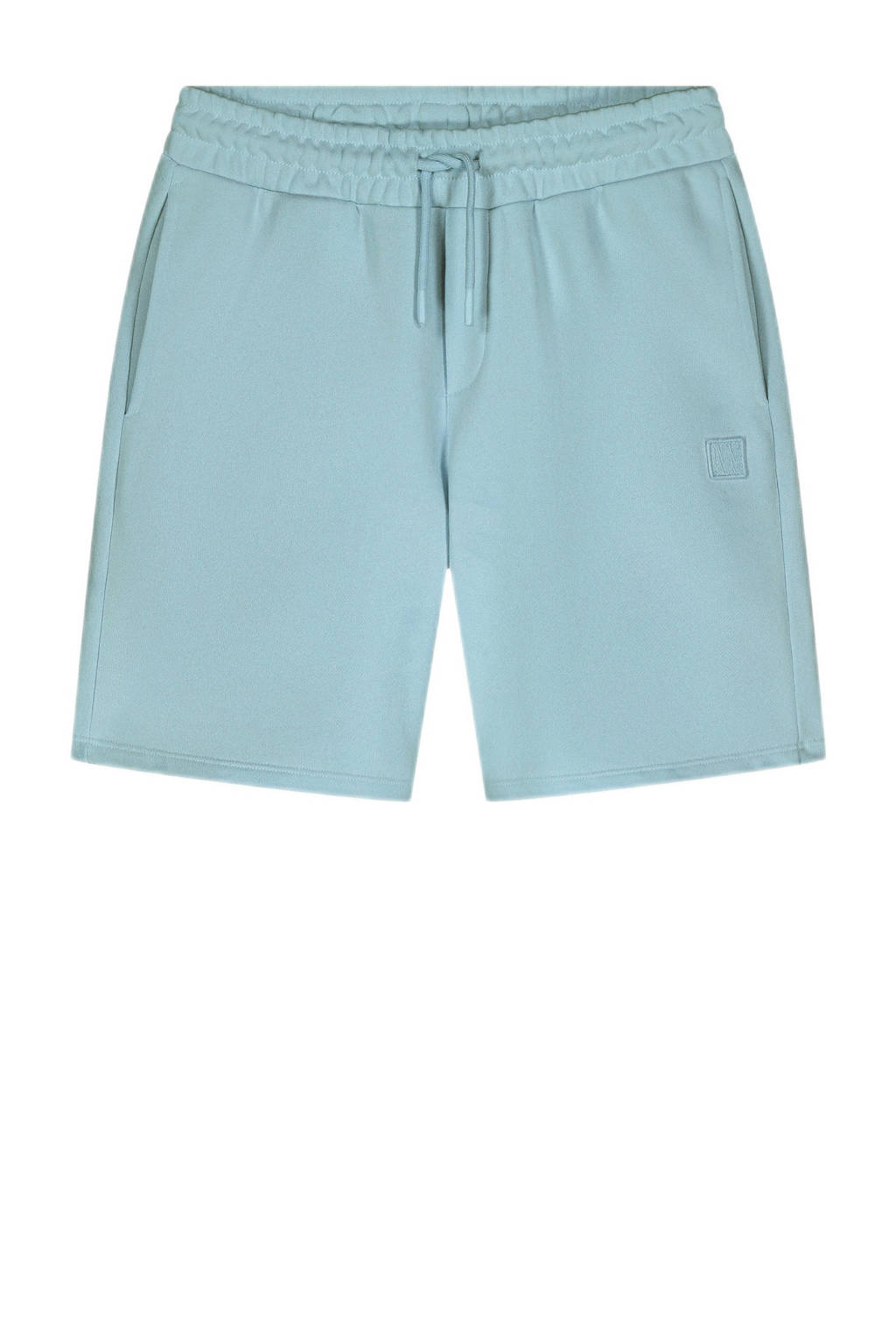 NIK&NIK sweatshort Minimal middenblauw