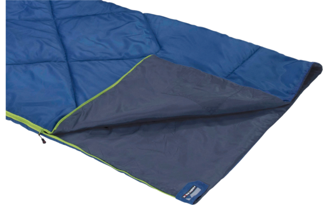 High Peak Patrol Deckenschlafsack 190 x 80 cm blau/dunkelblau
