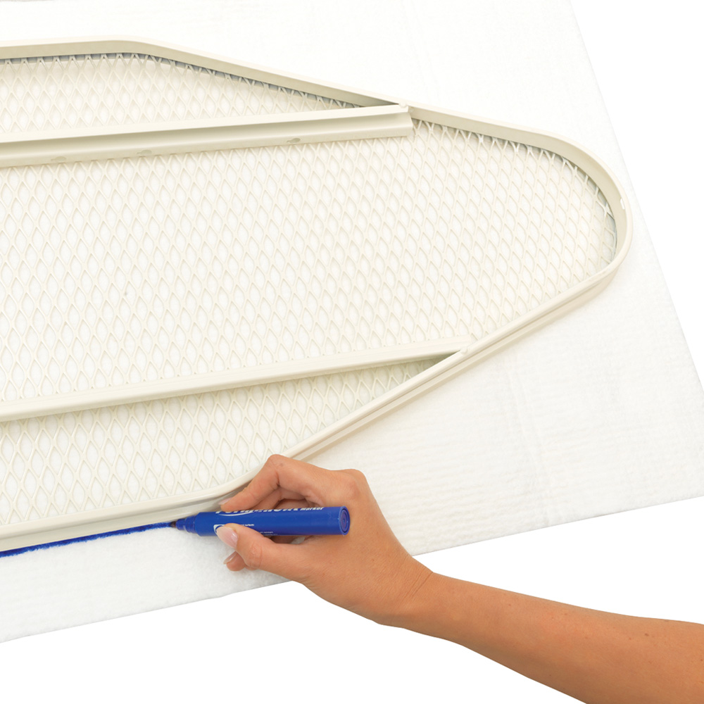 Brabantia Strijkplankonderlaag - Universeel - Vilt - 135 x 49 cm - Wit