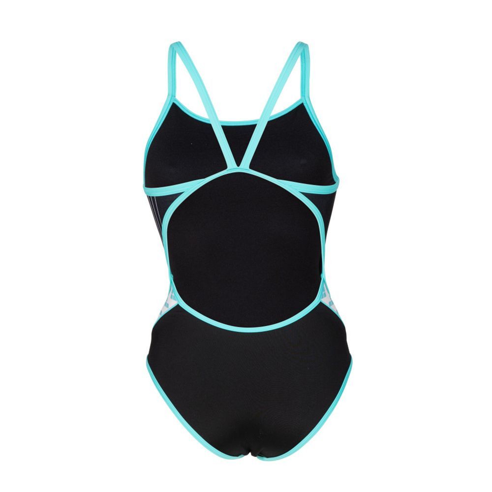Arena ICONS SUPER FLY BACK LOGO - Maillot de bain 1 pièce Femme black/white/blue diamond