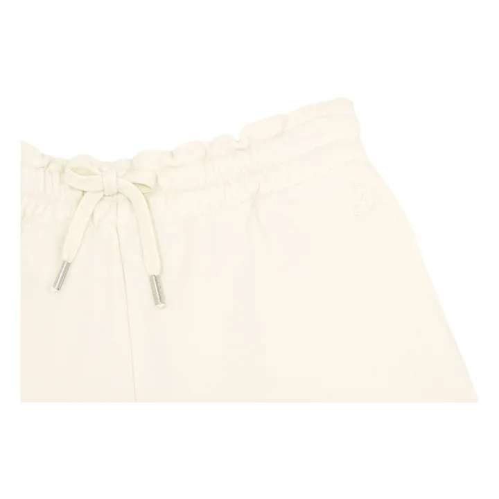 SMALLABLE BASICS Short Fille Molleton Bio | Ecru