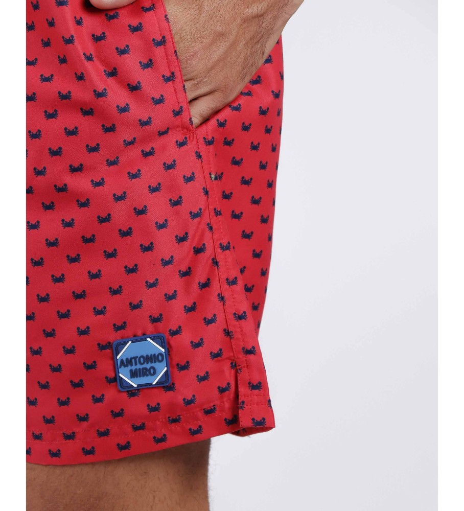 Fato de banho vermelho Antonio Miro Crancs