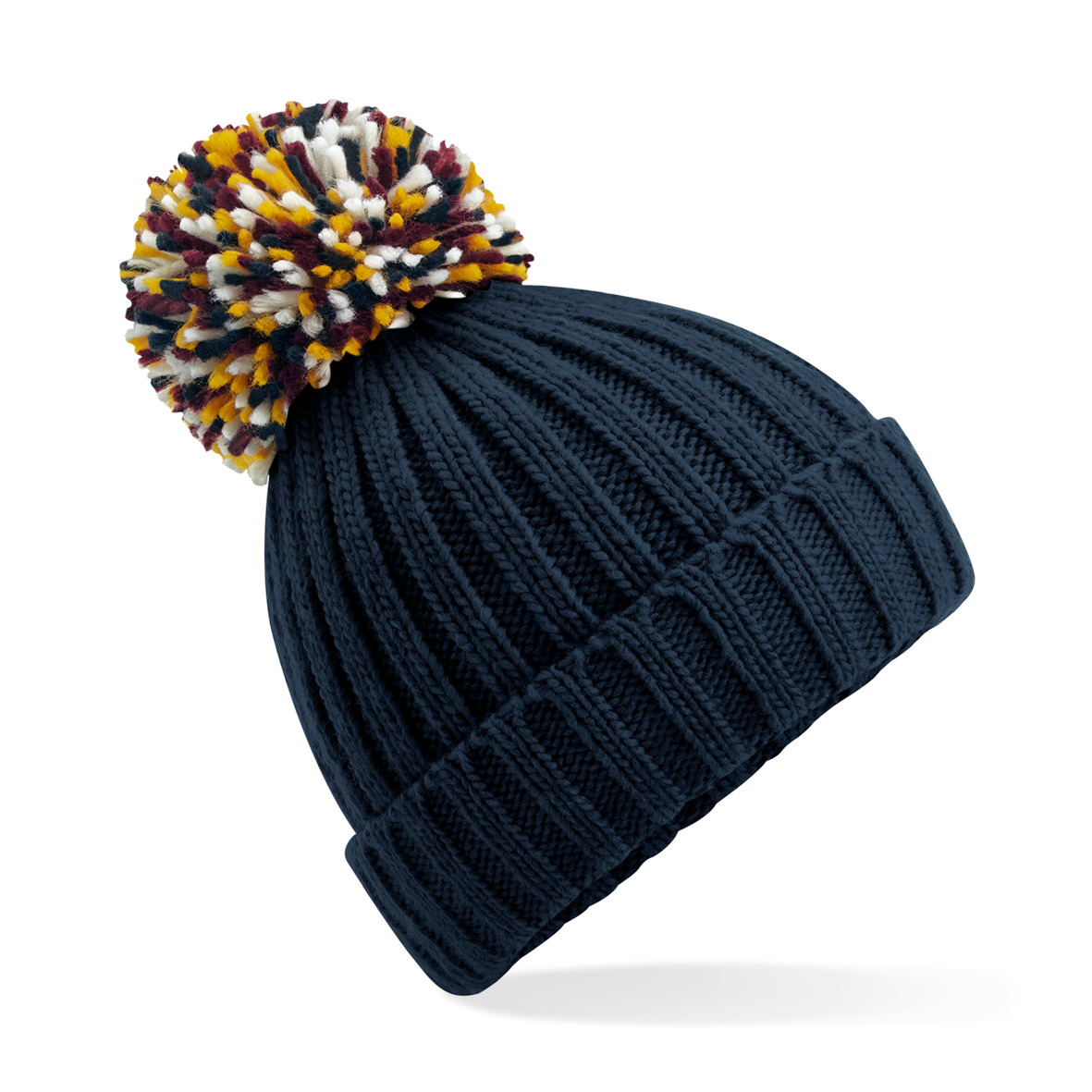 Beechfield B390 - Bonnet Douillet en Tricot avec Doublure Chaude