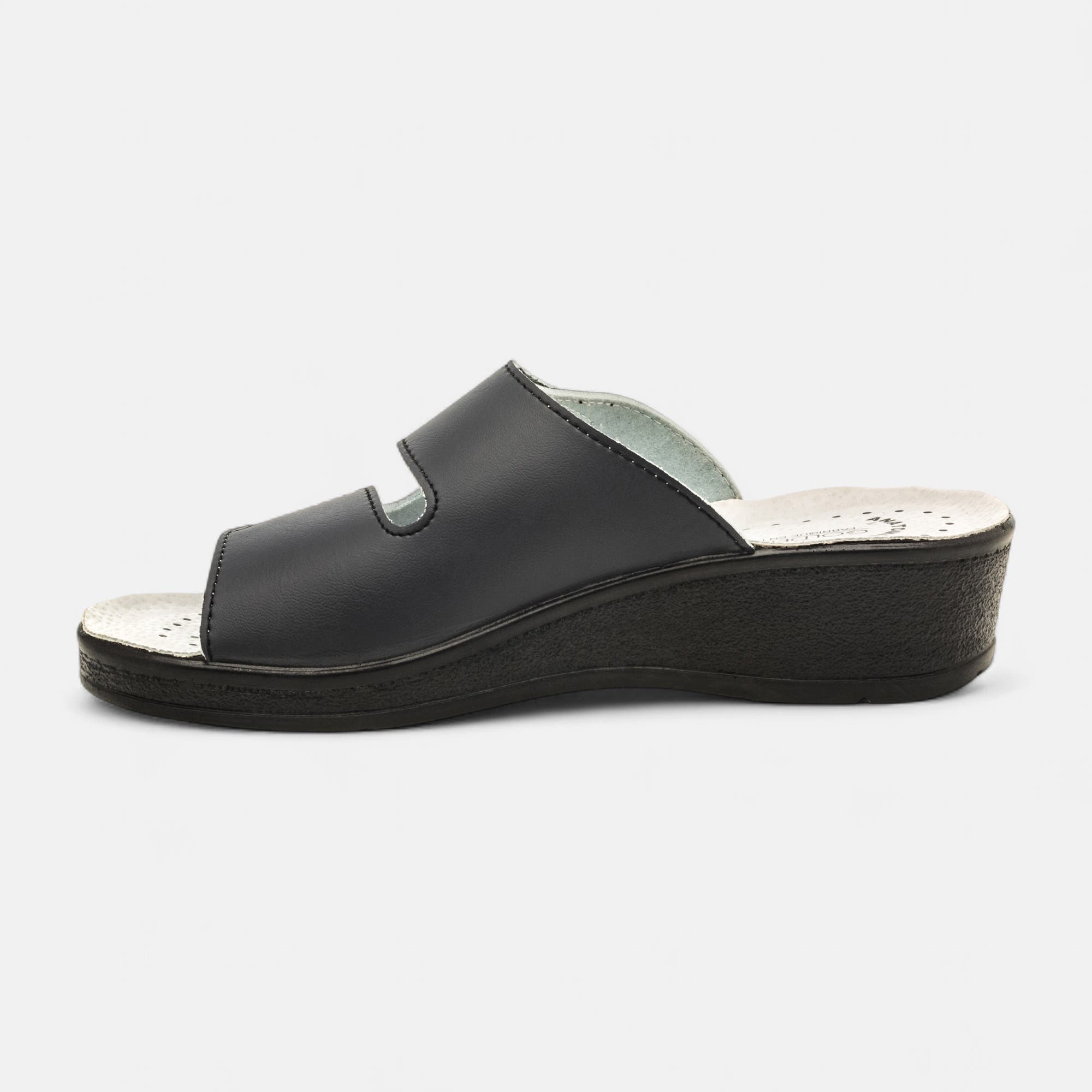 Nu-pieds confort Femme bleu marine