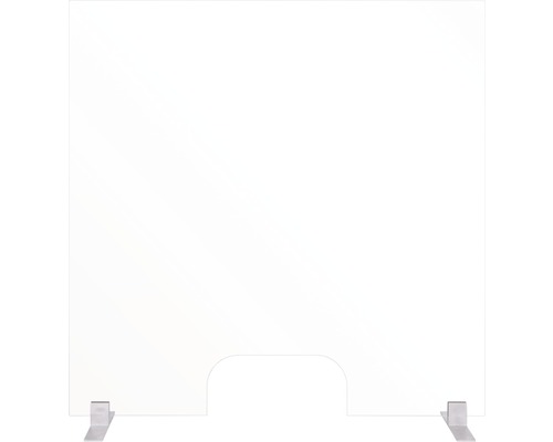 Frameloze toonbankdisplay, hygiënebeschermingsglas 60x90 cm