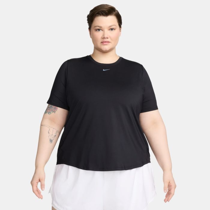 Nike Dame T-shirts Dri-Fit One Classic SS Top (Plus Size) Sort