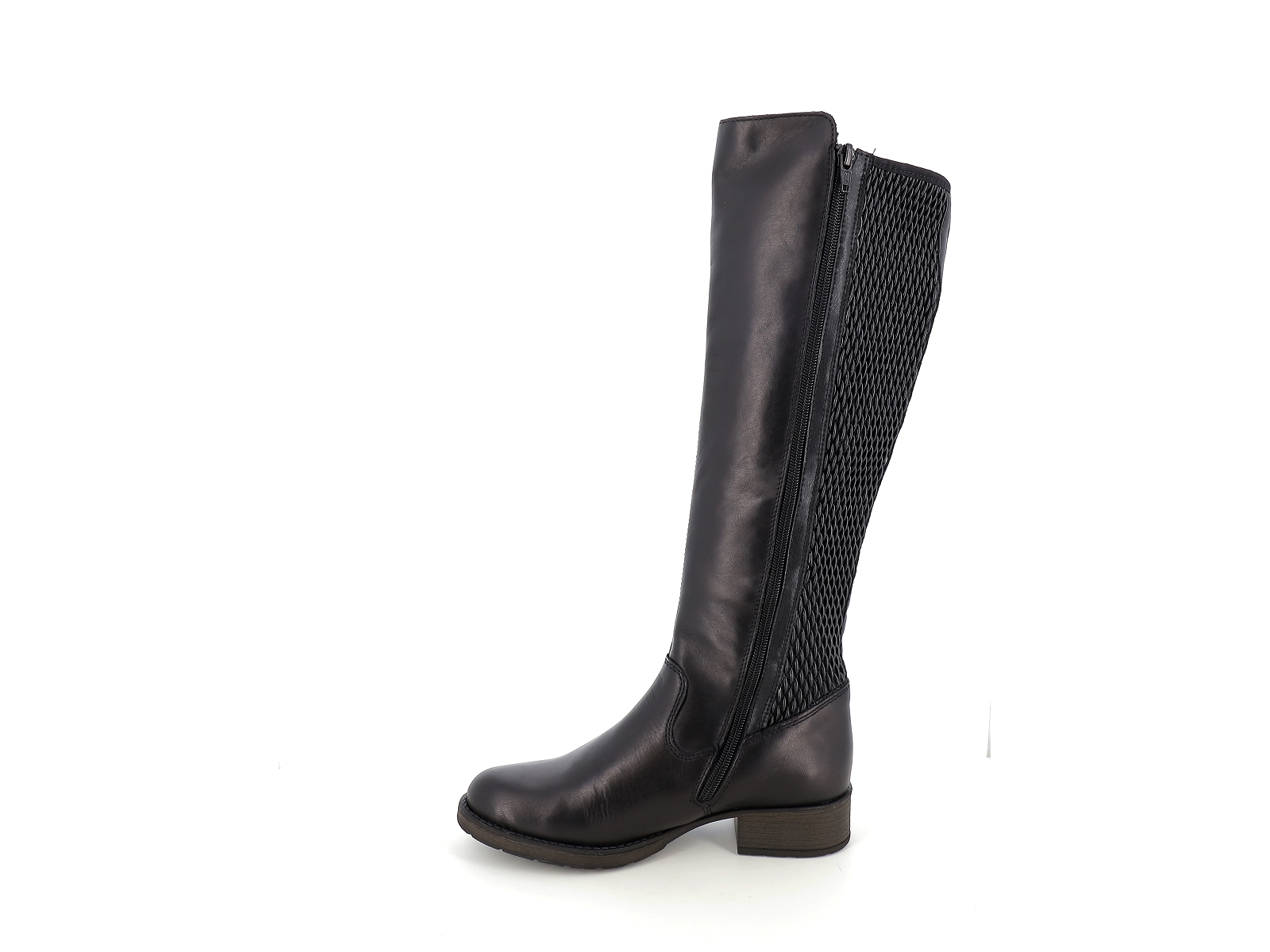 Rieker-Z9591 Cuir Noir