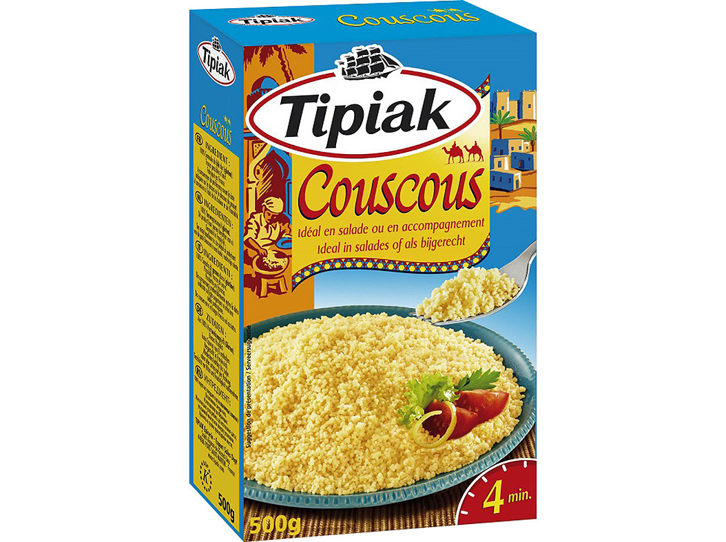 COUSCOUS TIPIAK PLAIN 500G