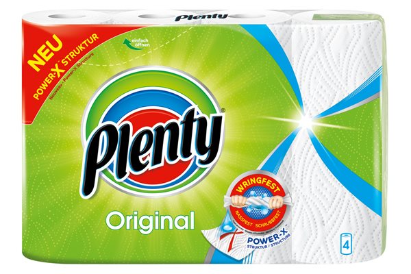 PLENTY Haushaltstücher<br>4 Stück, Original 45 Blatt