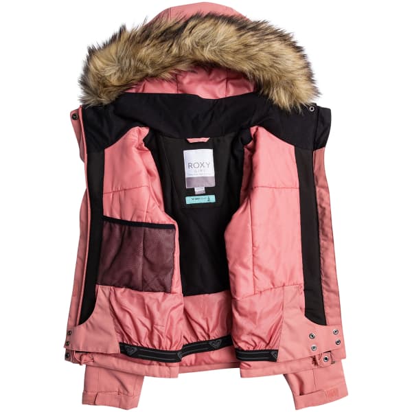 Veste de ski ROXY MEADE GIRL JK SNJT DUSTY ROSE