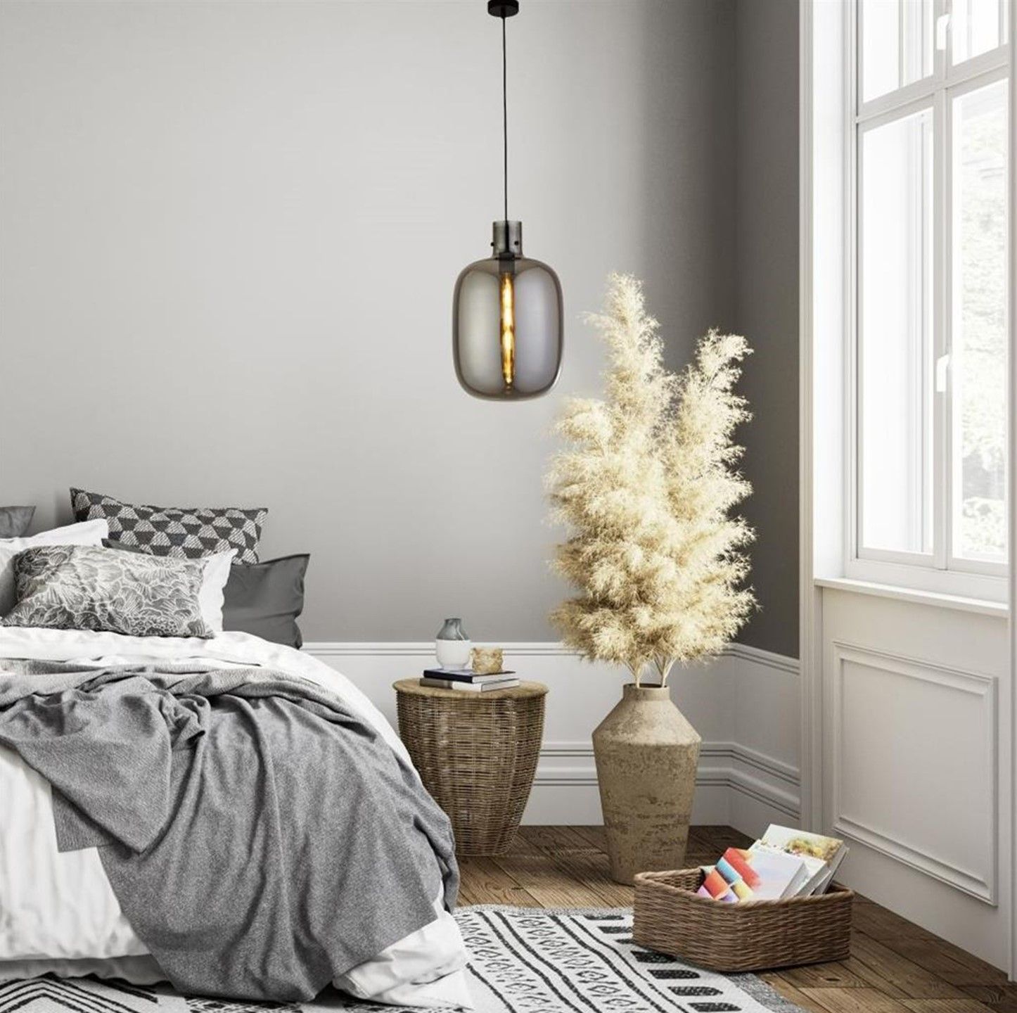 Hanglamp 68361SM Barrel B30 x D30 cm