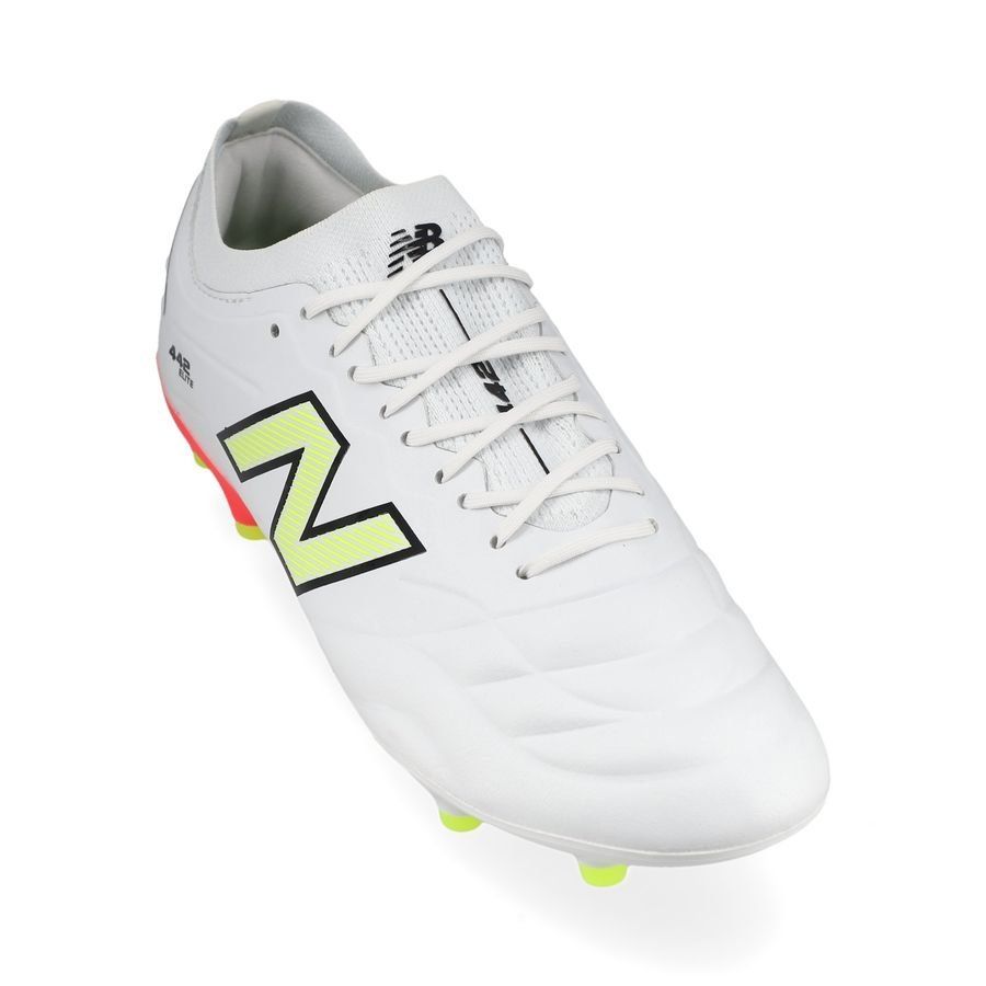 New Balance 442 V2 Elite FG Flash Point - Blanc/Vert/Noir