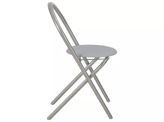 Ensemble à dîner pliant 3 pcs et étagère de rangement MDF acier