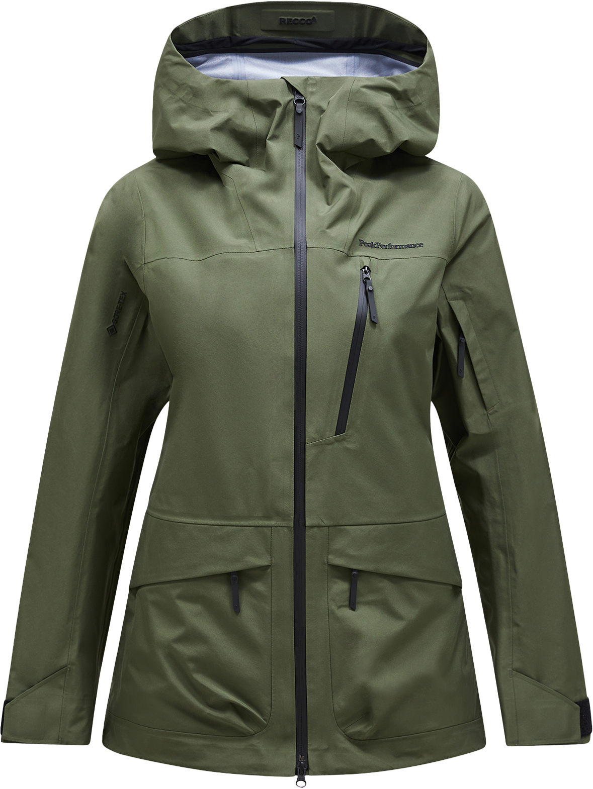 Vertical GORE-TEX 3L Jacket Dame Pine Needle