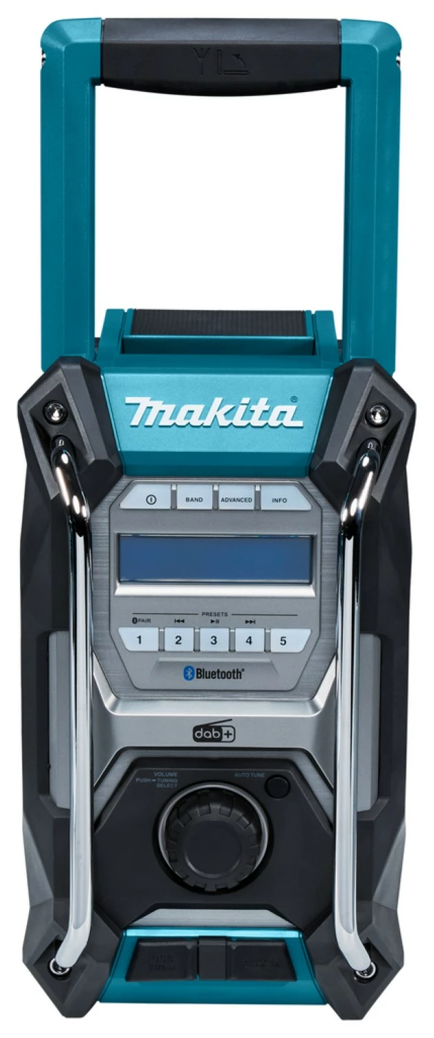 Makita MR004GZ 14,4/18/40V Li-Ion accu bouwradio body - FM/AM - DAB  - Bluetooth - 230V