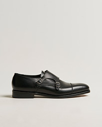 Loake 1880 Cannon Monkstrap Black Calf