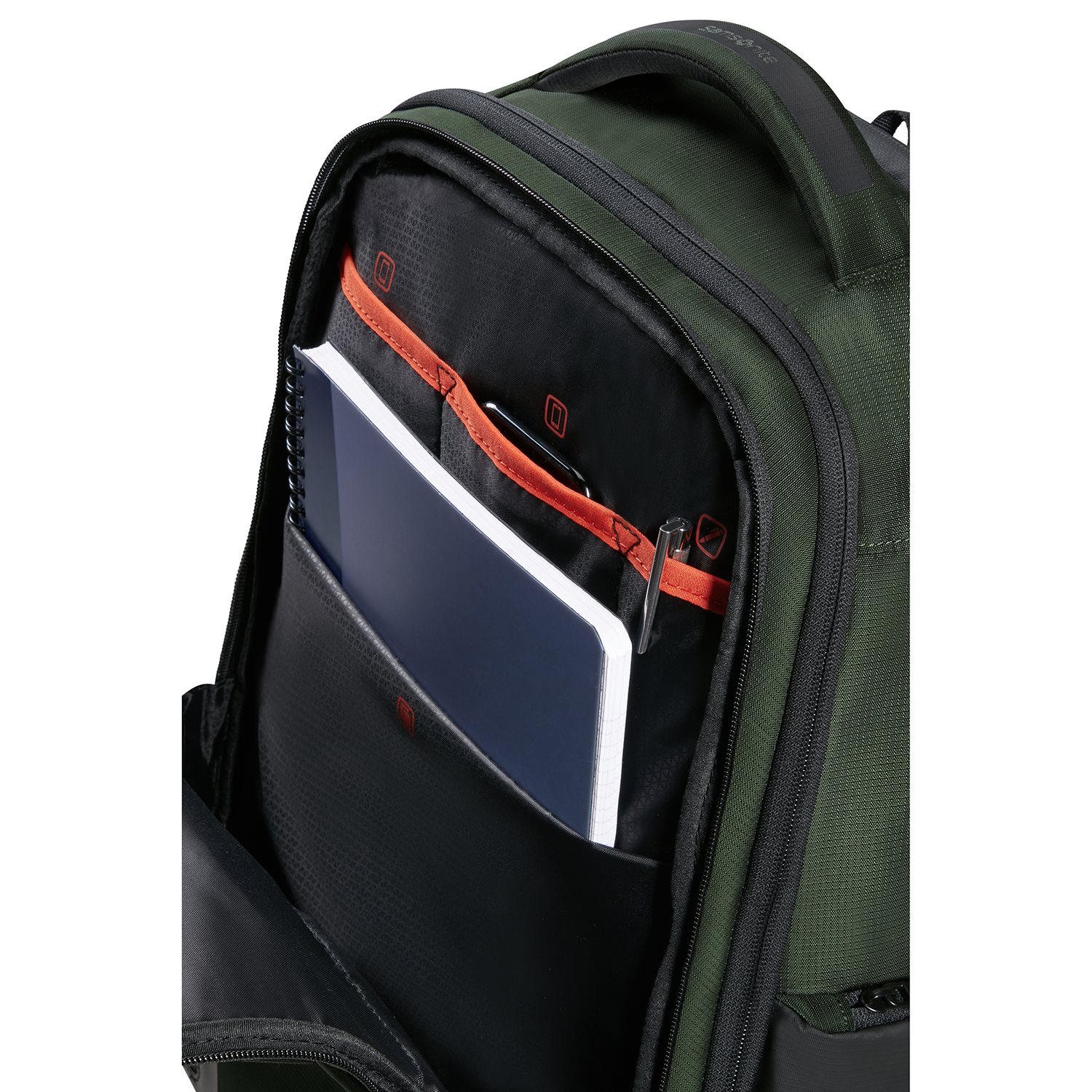 Samsonite BIZ2GO Laptop Backpack 15.6'' Daytrip earth green