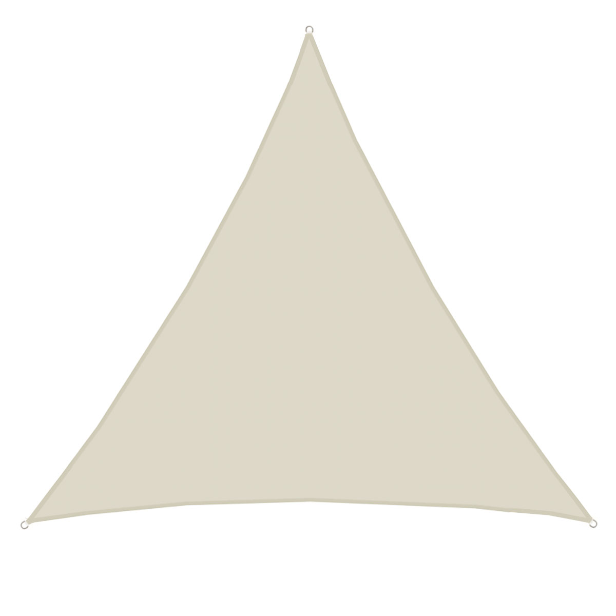 AMANKA 5x5x5 beige waterafstotende polyester schaduwdoek