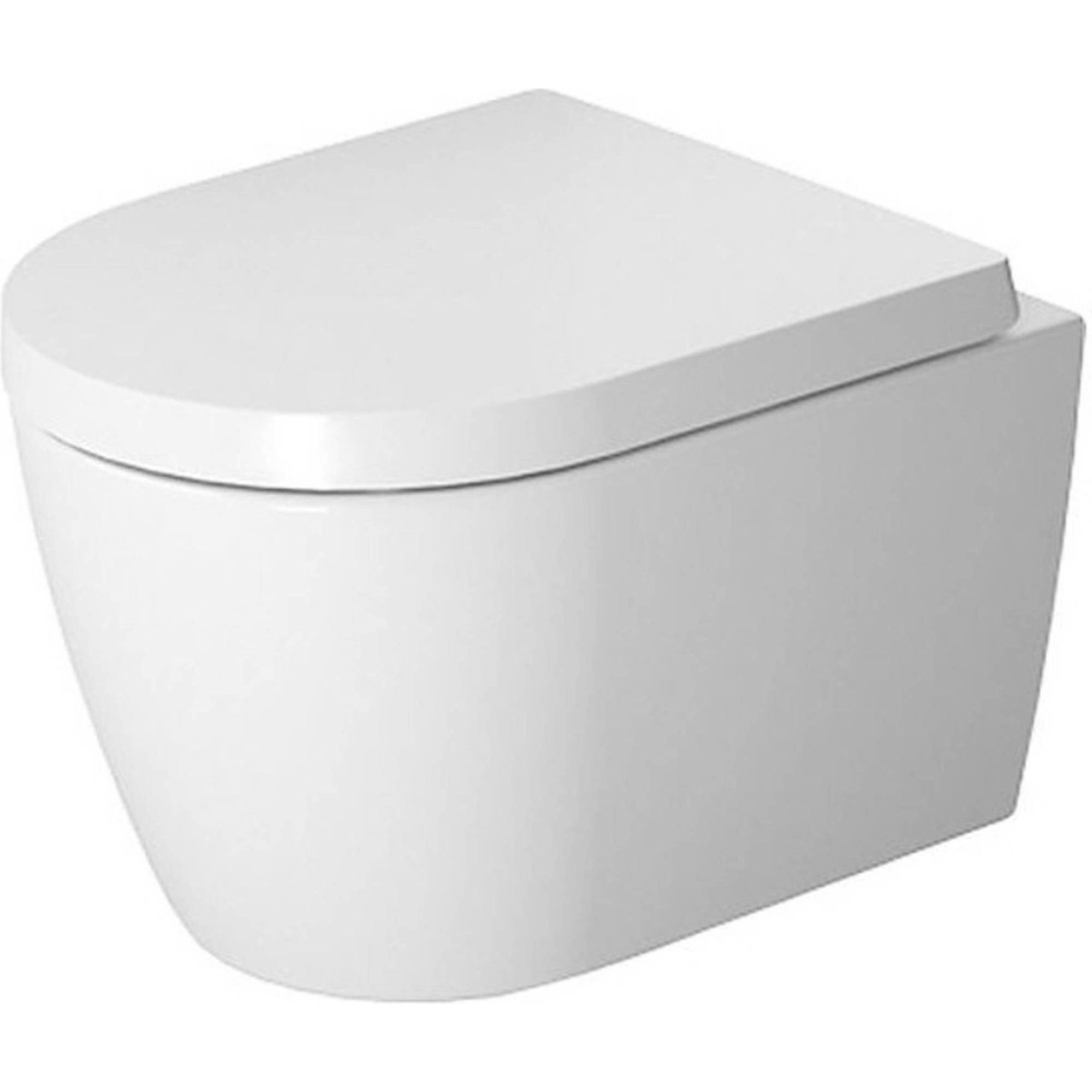 Duravit Starck Me compact randloos toilet met softclose zitting wit glans