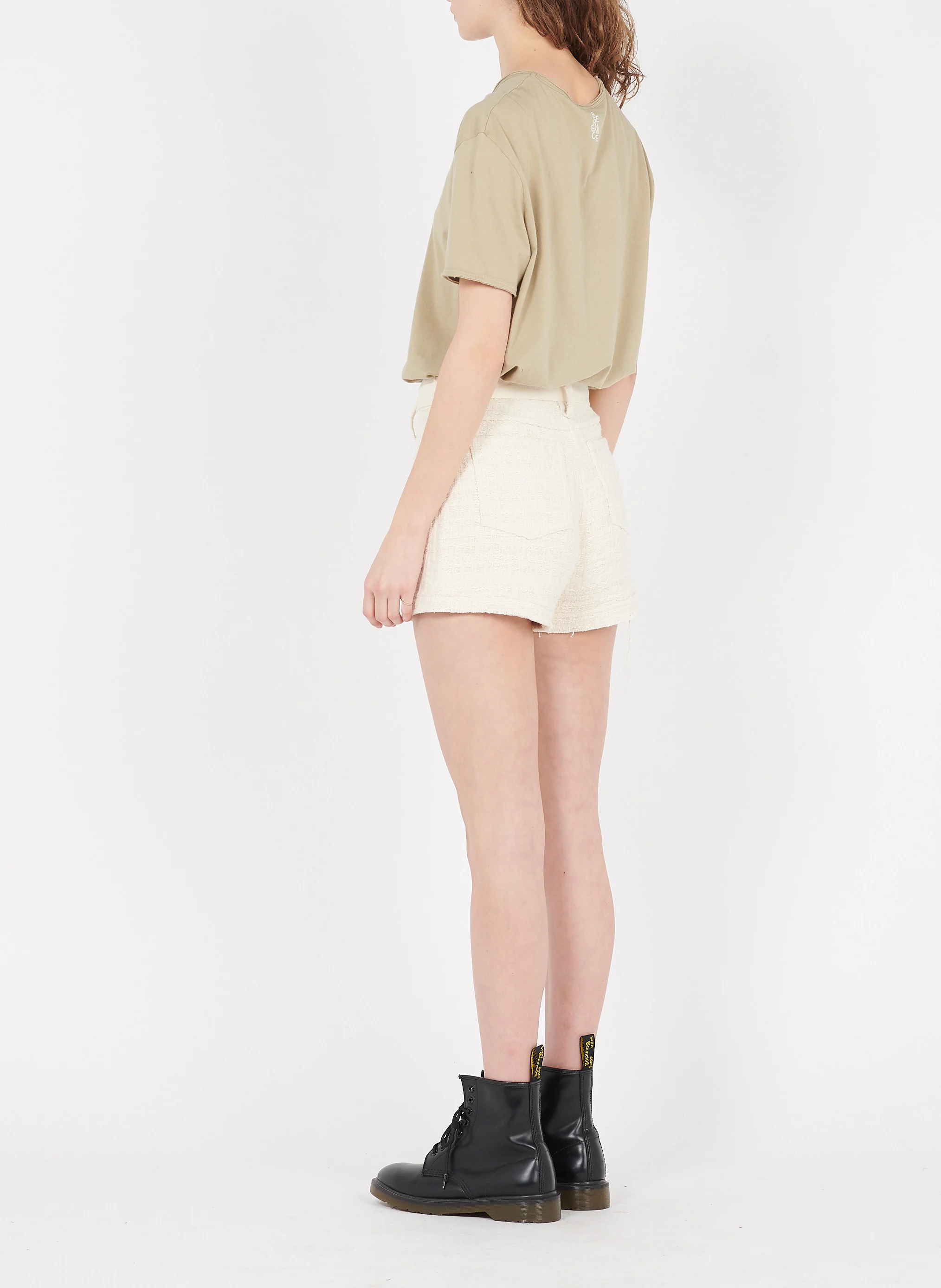 NANNIE - Short en tweed | Beige