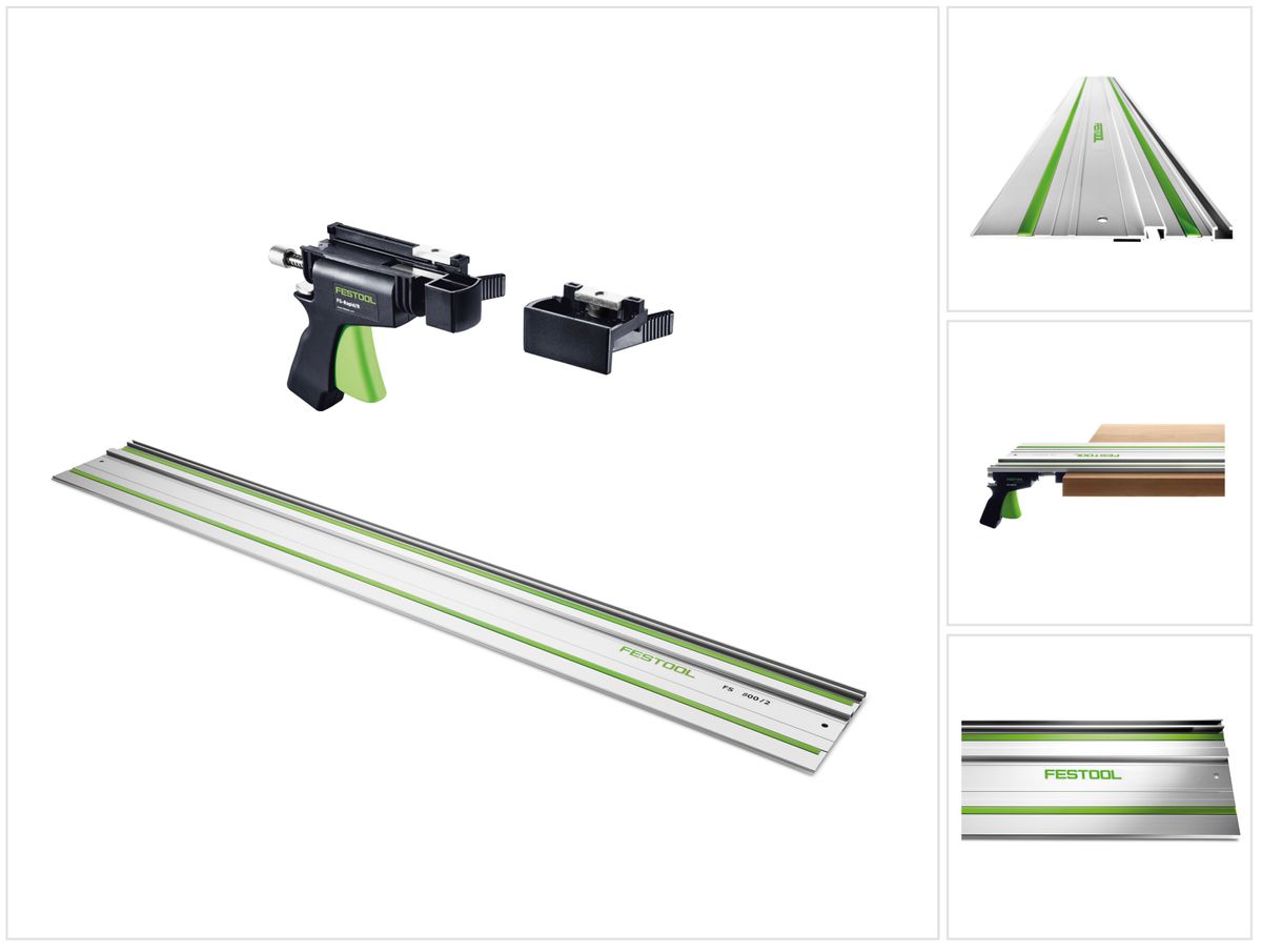 Festool geleiderail snelspanklemset FS 800/2 (491499) + FS-RAPID/R (489790)