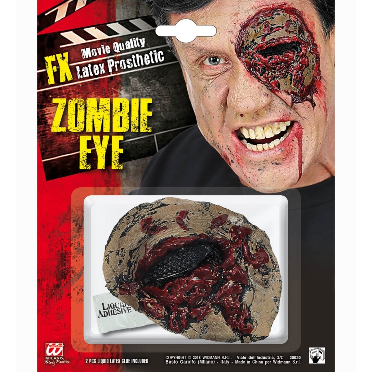 Halloween Masker Zombie Oog