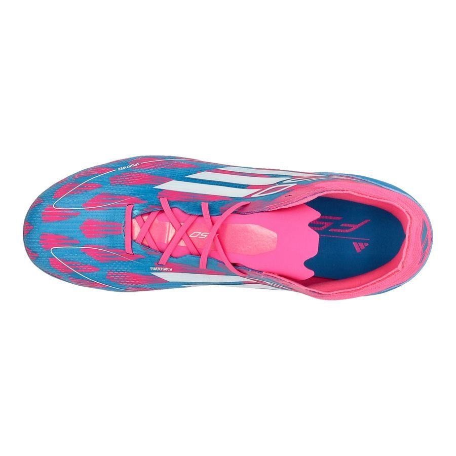 adidas F50 Pro FG Reemergence - Bleu/Blanc/Rose Enfant