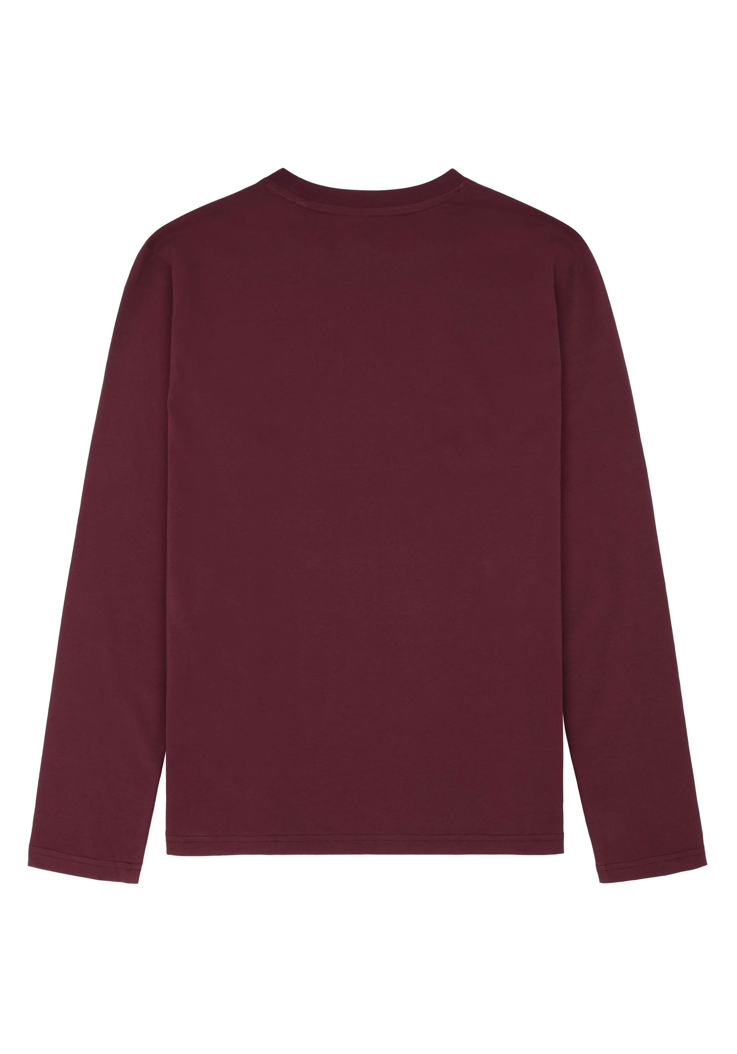 Knowledge Cotton Apparel Longsleeve Basic Pima Cotton Fig