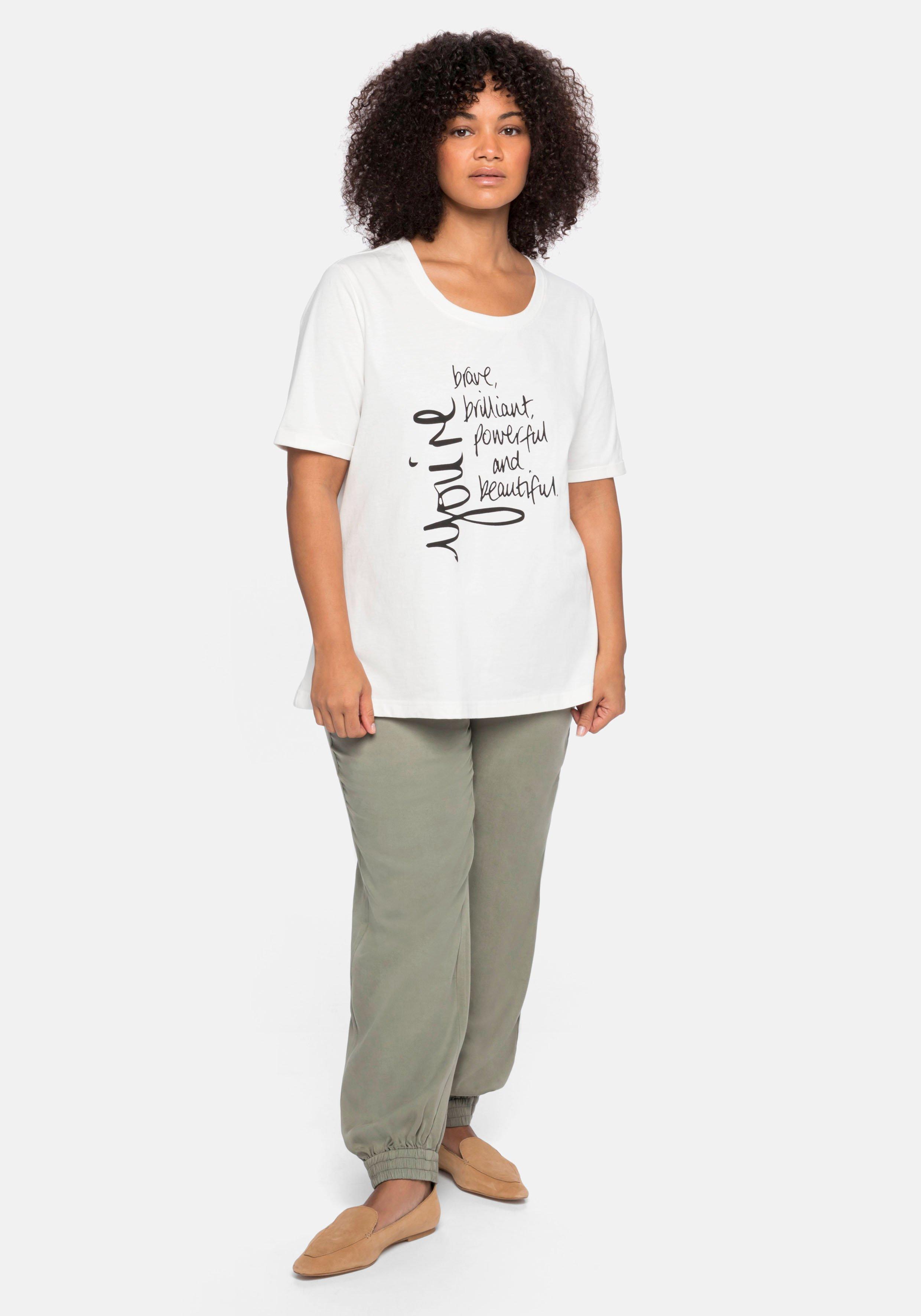 Joggpants mit goldfarbenen Details