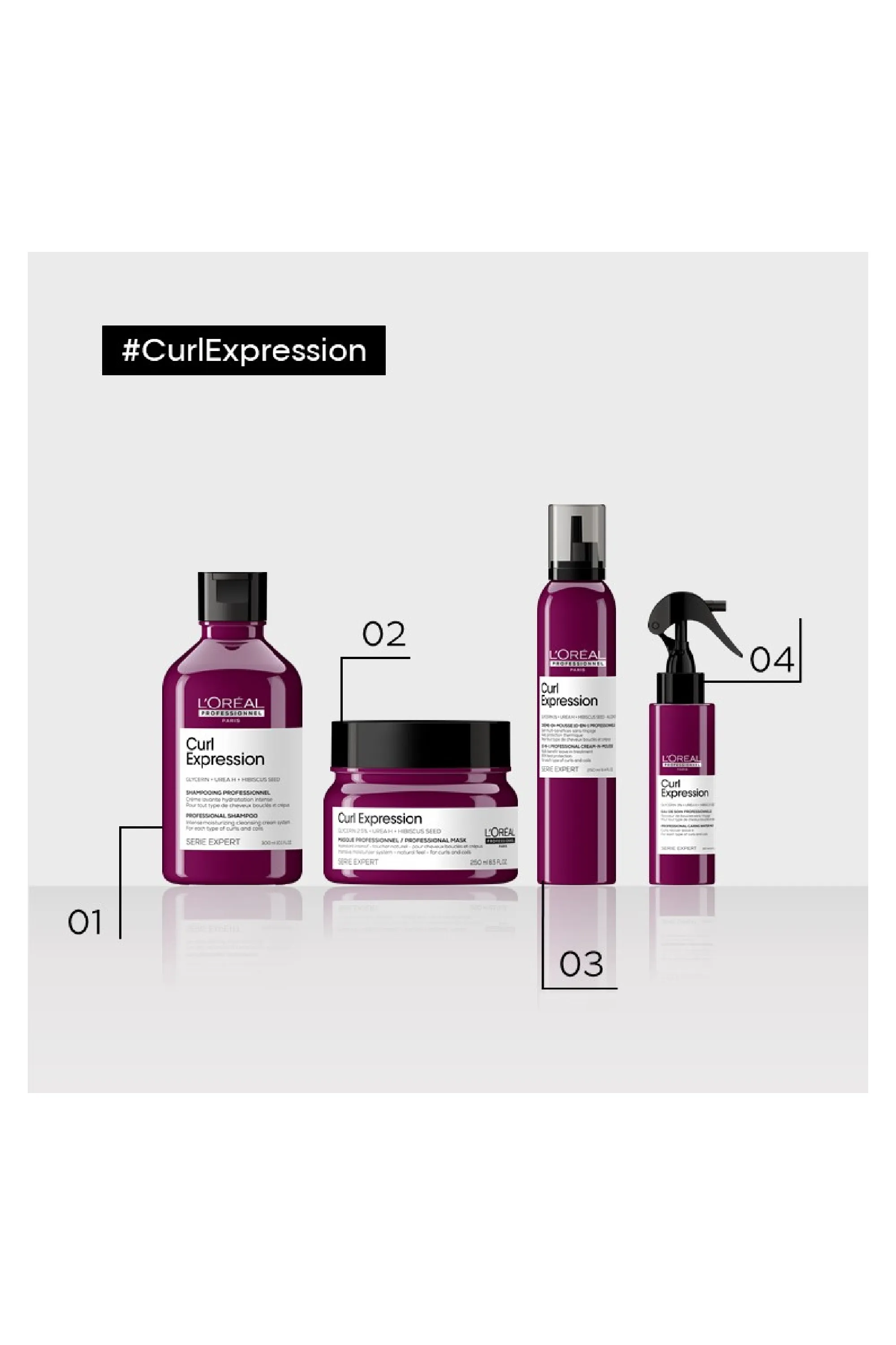 L'Oréal Professionnel Shampoing-crème hydratation intense Curl Expression-300 ml