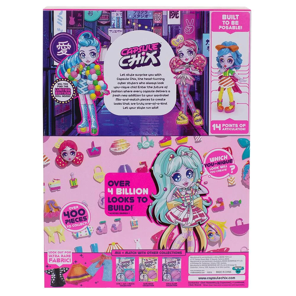 POUPEE SWEET CIRCUITS 12 CM - CAPSULE CHIX