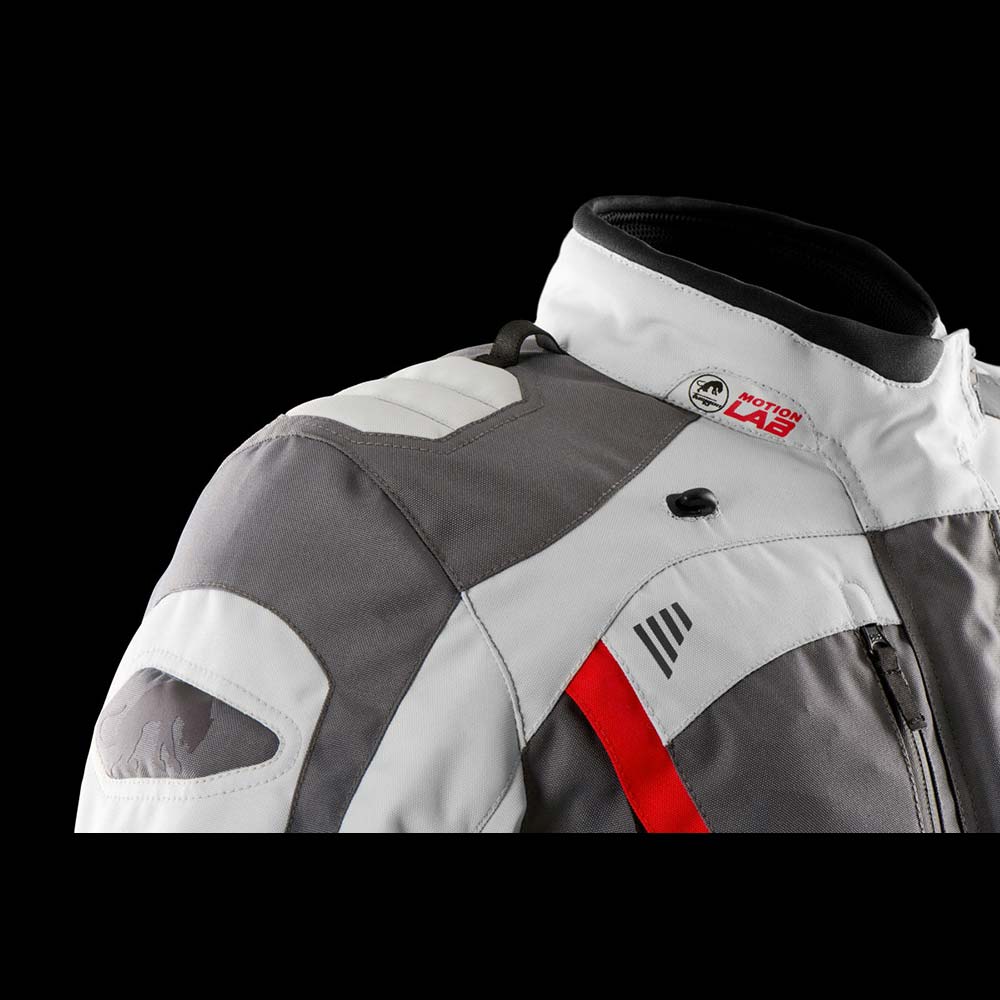 Furygan - Veste femme Apalaches Lady Evo Gris / Gris Clair / Rouge