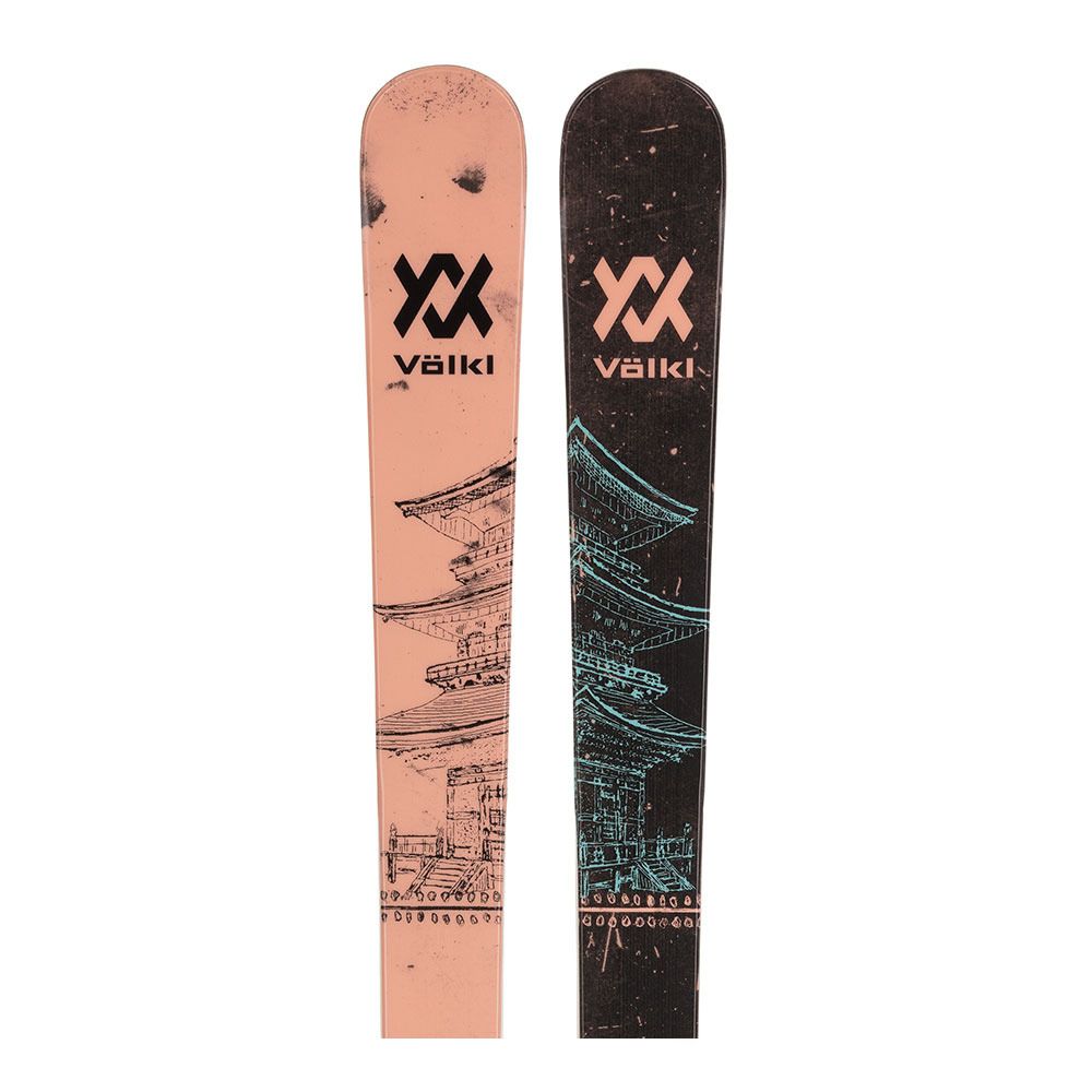 Volkl REVOLT 86 TEMPLE - Skis freestyle Femme black/beige