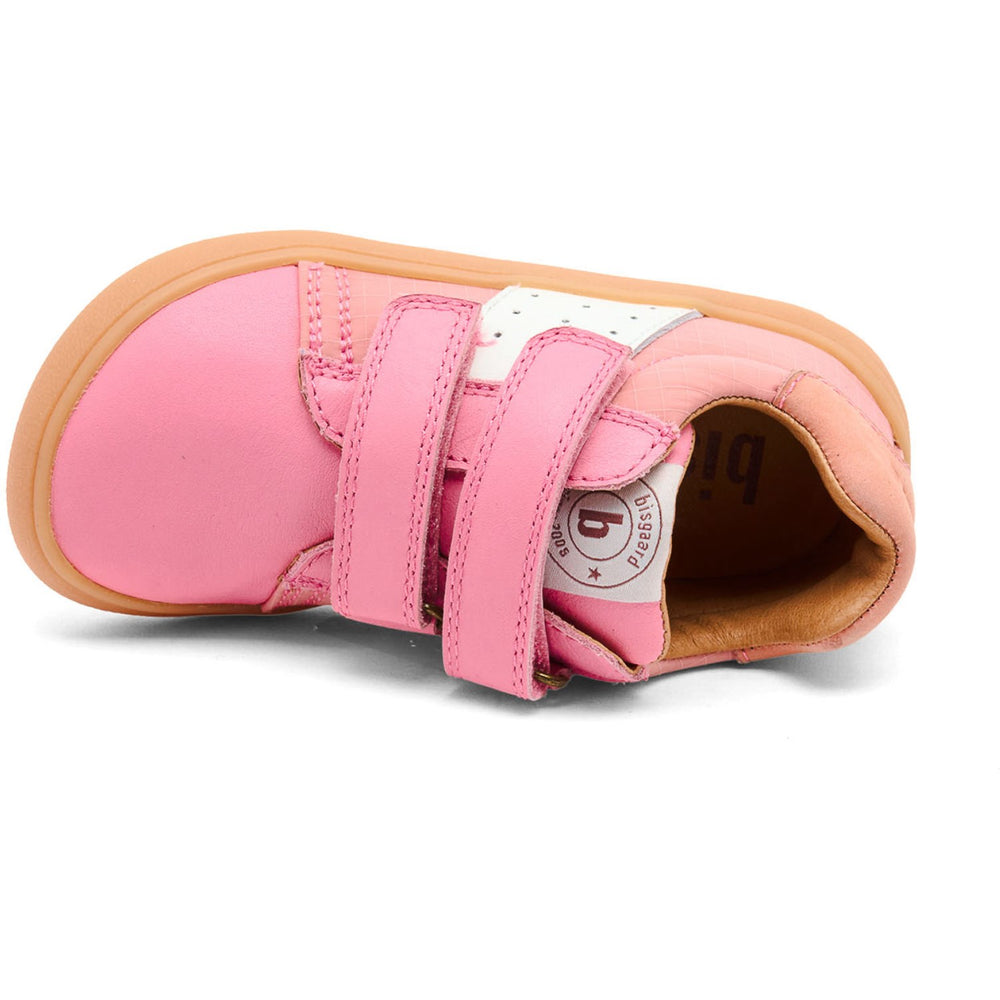 Køb Bisgaard Pink Barefoot Ricco Velcro Sko
