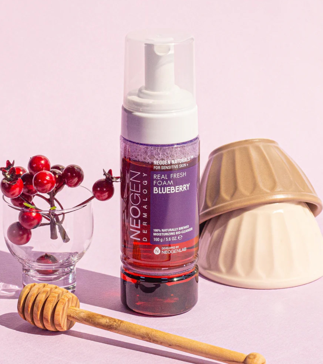 Neogen - Espuma de Limpeza Dermalogy Real Fresh Foam Blueberry