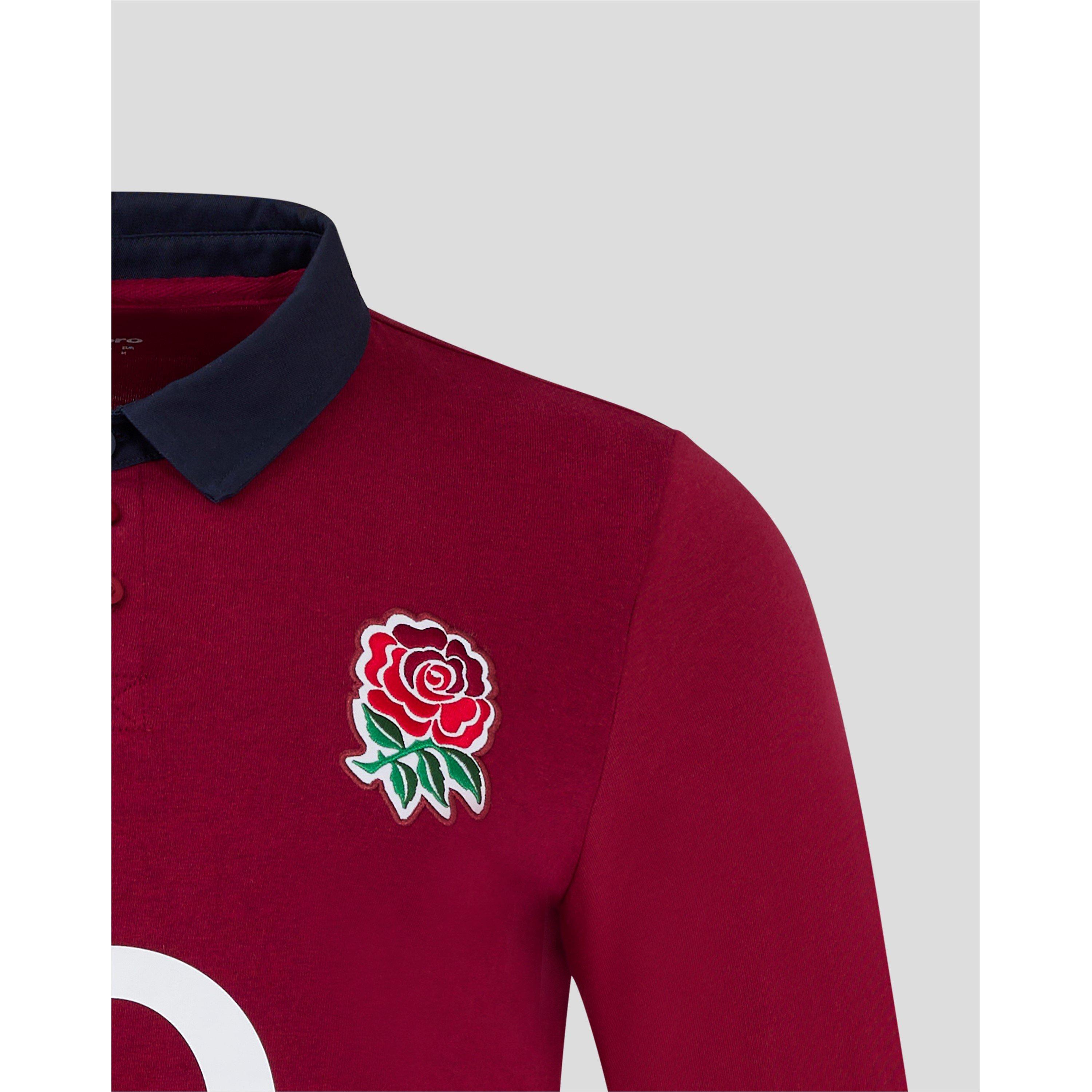 Umbro England Rugby Alternate Classic Long Sleeve Shirt 2024 Juniors